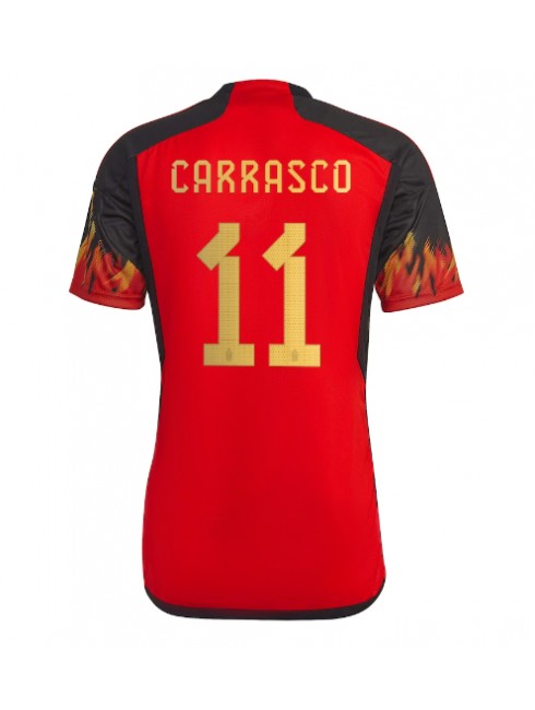 Moški Nogometna dresi replika Belgija Yannick Carrasco #11 Domači SP 2022 Kratek rokav